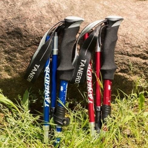 Regulowane Kijki Trekkingowe z Ergonomicznym Uchwytem