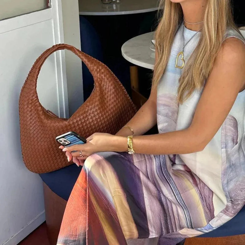 Stylowa pleciona torebka Amélie dla eleganckich kobiet