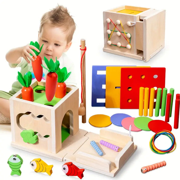 Zestaw Rozwojowy 8w1 w Stylu Montessori dla Aktywnych Niemowląt
