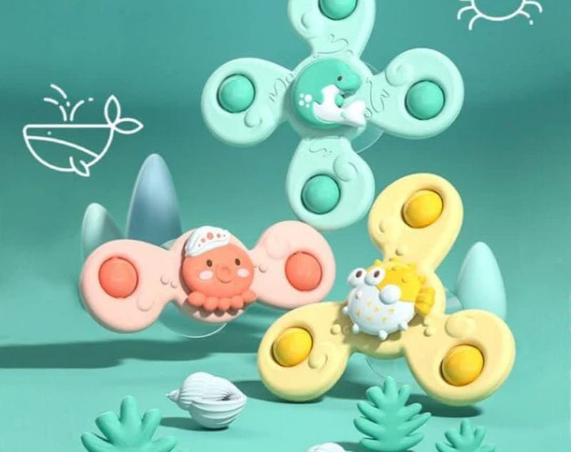 Kolorowe wirujące zabawki do nieskończonej zabawy