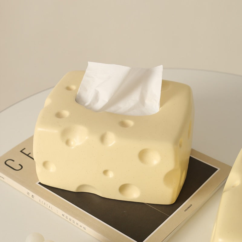 Uchwyt na chusteczki higieniczne 3D Cheese Design dla kreatywności