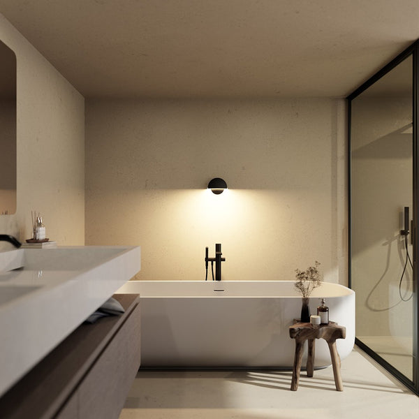 Lampa ścienna LED do ogrodu z przyjemnym, ciepłym blaskiem