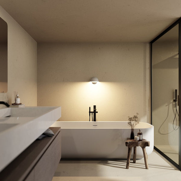 Lampa ścienna LED do ogrodu z przyjemnym, ciepłym blaskiem