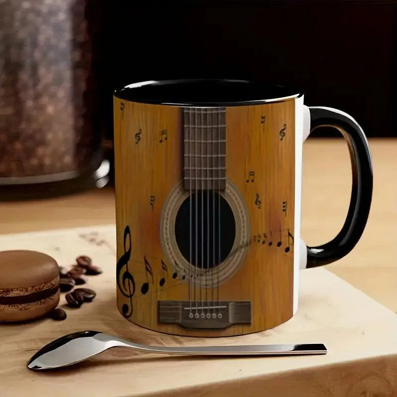 Ceramiczny Kubek z Motywem Gitary