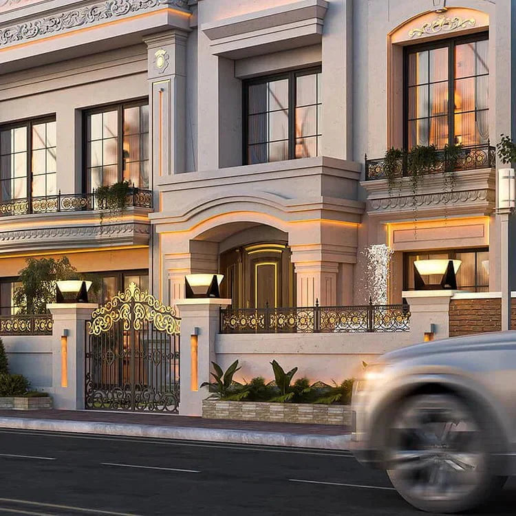 Słoneczne światło dla stylowego ogrodu