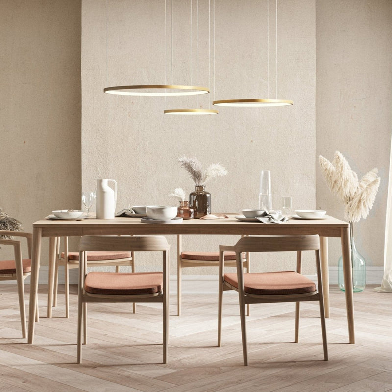Nowoczesna lampa wisząca LED z funkcją zdalnego sterowania