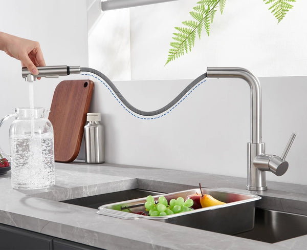 Nowoczesna bateria kuchenna elastyczność i komfort w zasięgu ręki