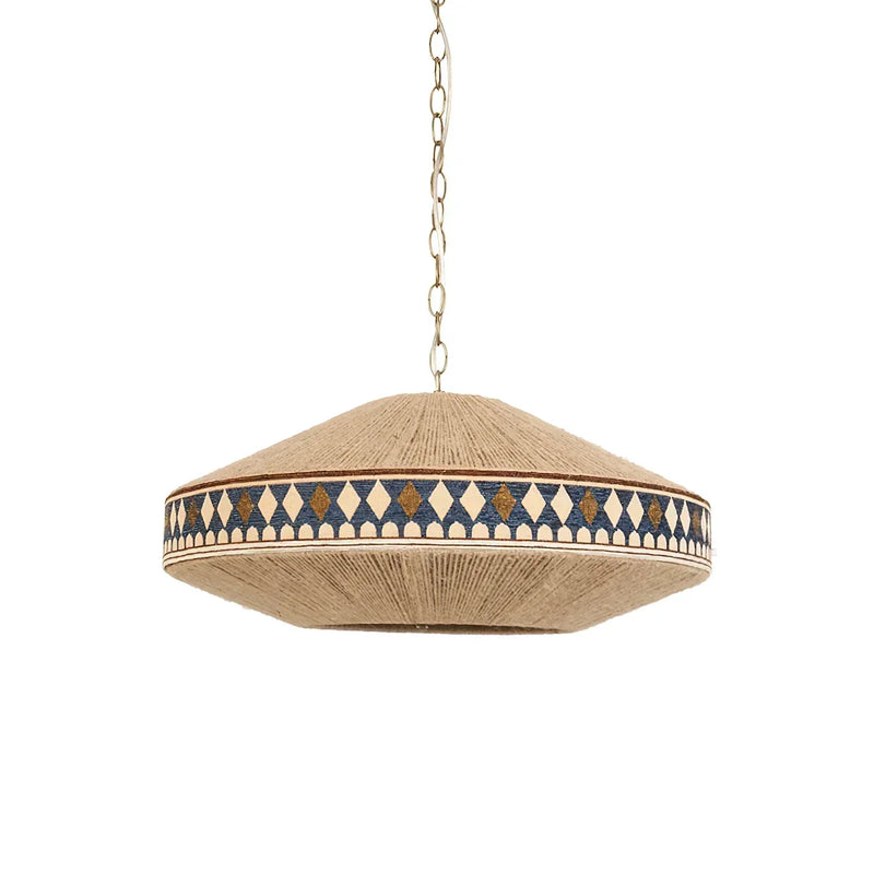 Stylowa Lampa Wisząca z Elementami Boho Artystyczny Design i Subtelne Światło