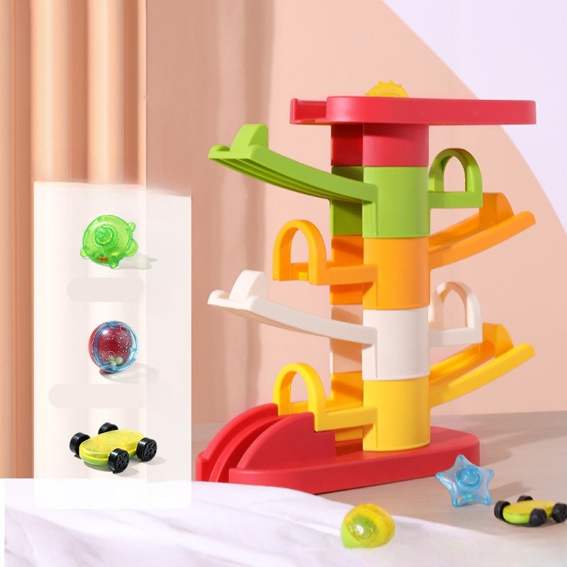 Kreatywna Zjeżdżalnia z Ruchomymi Poziomami