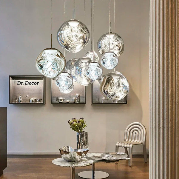 Nowoczesna Lampa Wisząca ze Szkła do Stylowych Wnętrz