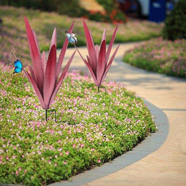 Metalowa agawa w artystycznym wydaniu