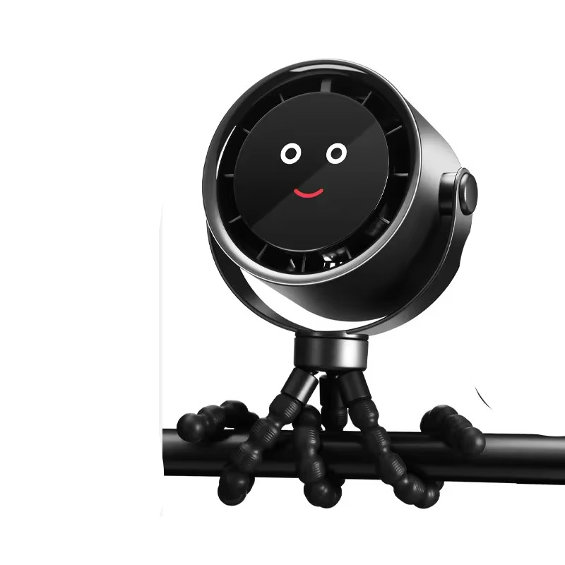 Mini Wentylator USB z Akumulatorem , Elastyczne Mocowanie i Mobilność