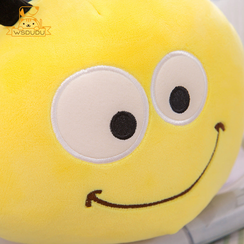 Miękka i elegancka poduszka w formie przyjaznego owada