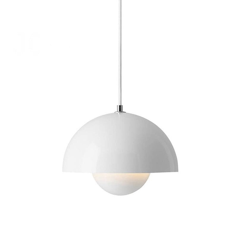 Nowoczesna Lampa Wisząca z Roślinnym Akcentem i Efektem Aurory