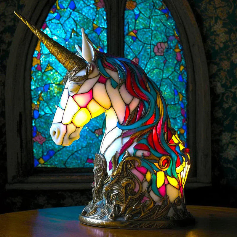 Artystyczna lampa sufitowa z motywem zwierzęcym wykonanym ze szkła