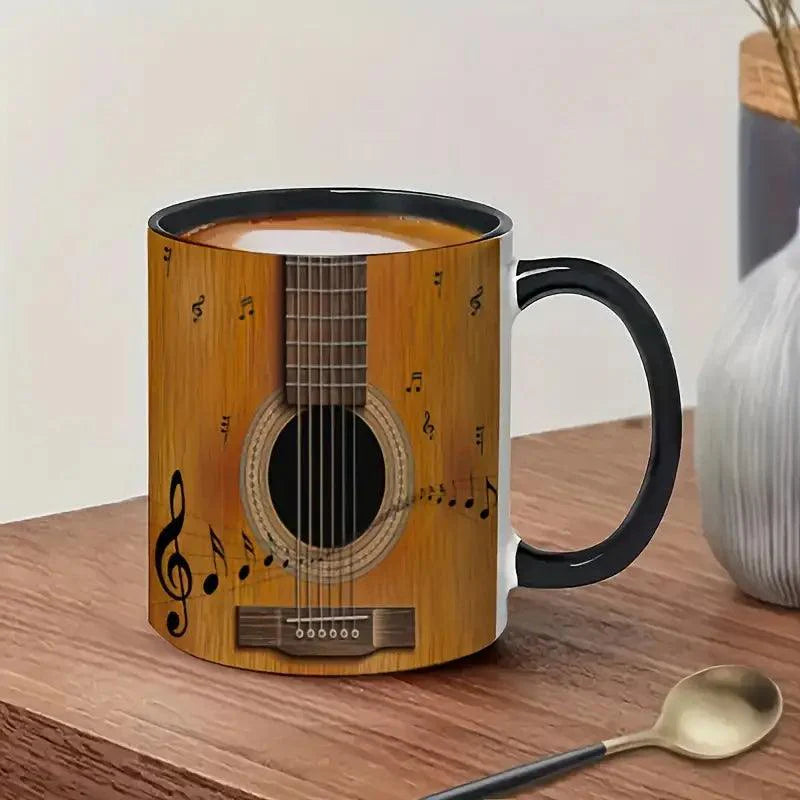 Ceramiczny Kubek z Motywem Gitary