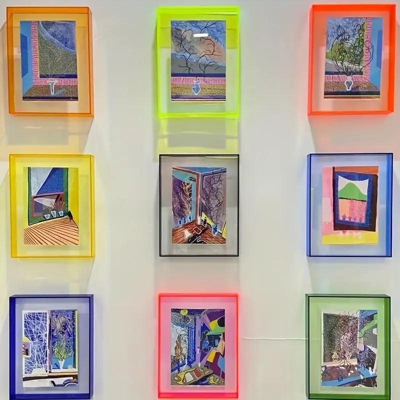 Świetlny obraz w nowoczesnym kształcie