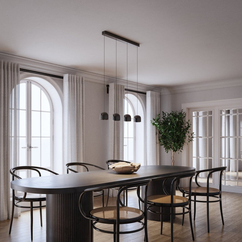 Elegancka lampa wisząca LED z przytulnym blaskiem