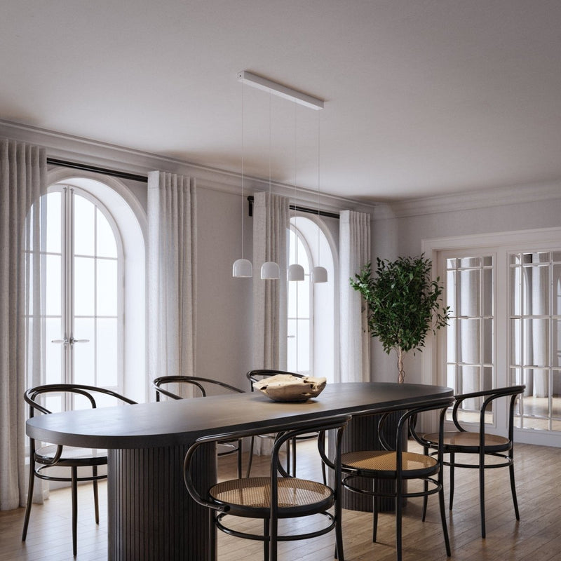 Elegancka lampa wisząca LED z przytulnym blaskiem