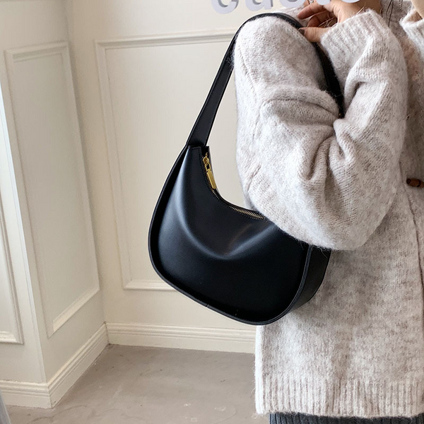 Torebka na Ramię Hobo w Stylu Minimalistycznym