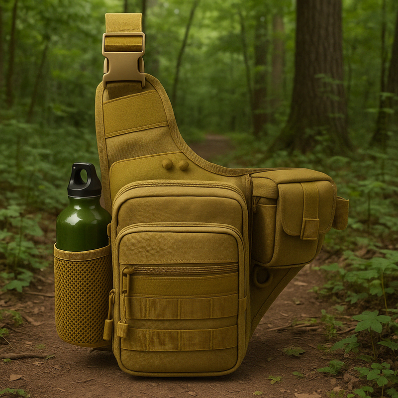 Wytrzymała Torba Crossbody z Wieloma Kieszeniami
