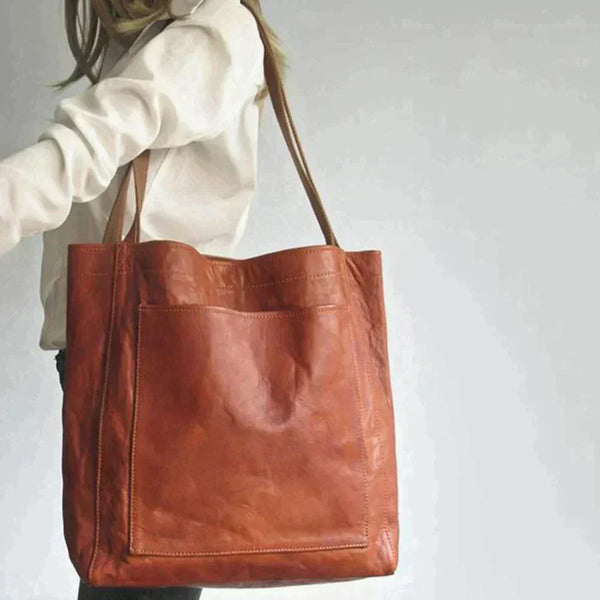 Klasyczna Torebka z Naturalnej Skóry w Stylu Retro