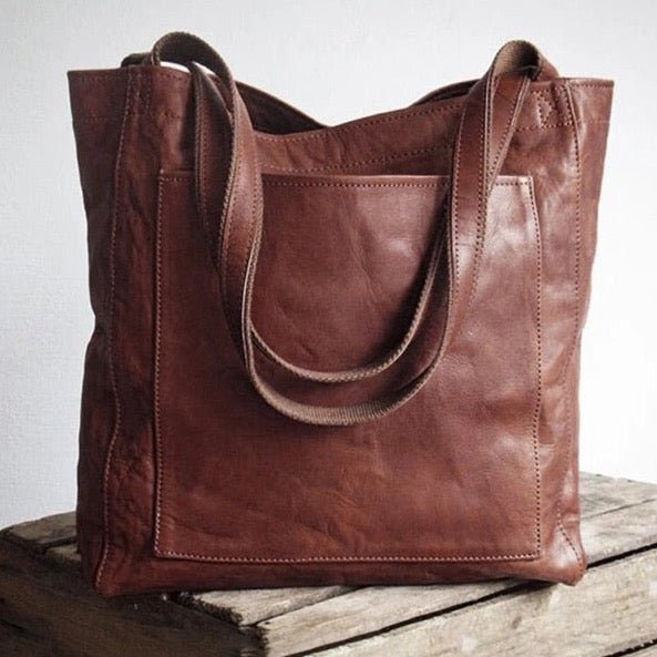 Klasyczna Torebka z Naturalnej Skóry w Stylu Retro