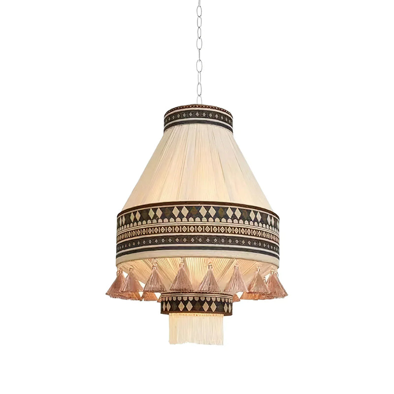 Stylowa Lampa Wisząca z Elementami Boho Artystyczny Design i Subtelne Światło