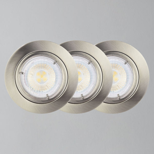 Pakiet 3 Wpuszczanych Lamp Sufitowych - Elegancja i Funkcjonalność
