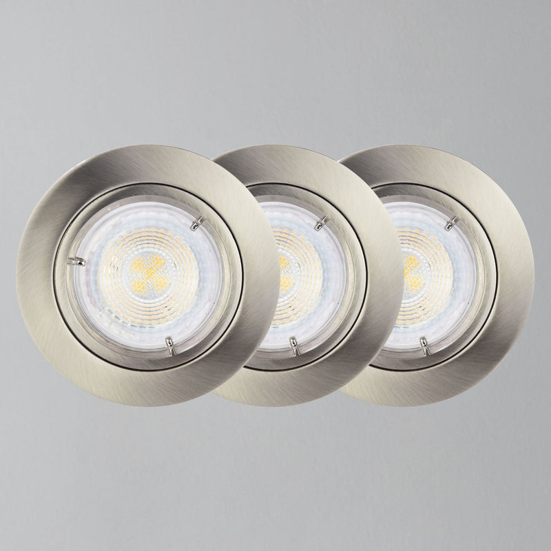 Pakiet 3 Wpuszczanych Lamp Sufitowych - Elegancja i Funkcjonalność
