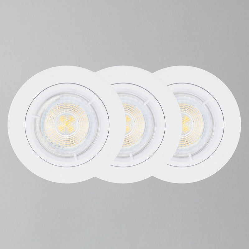 Pakiet 3 Wpuszczanych Lamp Sufitowych - Elegancja i Funkcjonalność