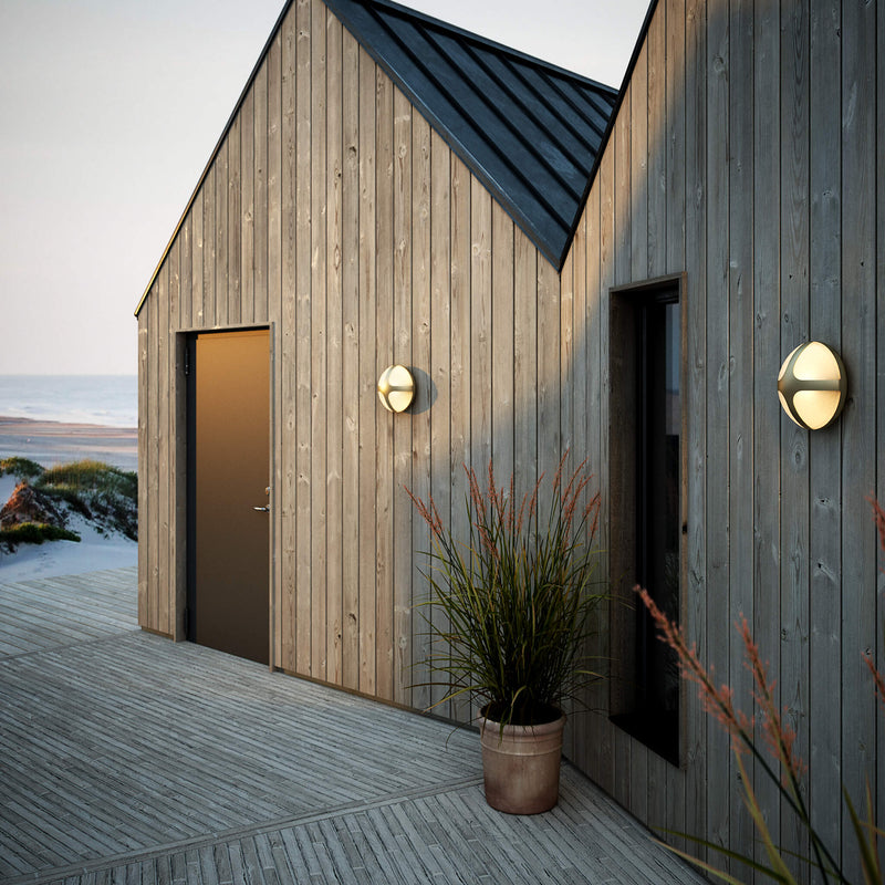 Stylowy Kinkiet Zewnętrzny z Geometrycznym Akcentem