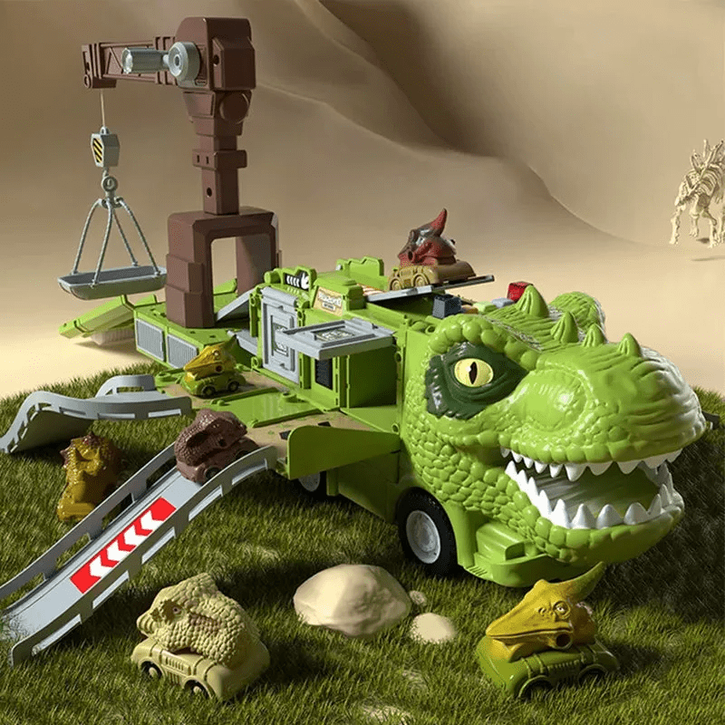 Zabawka Dino Truck Ekscytujące misje transportowe z funkcją przechowywania