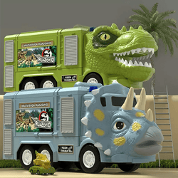 Zabawka Dino Truck Ekscytujące misje transportowe z funkcją przechowywania