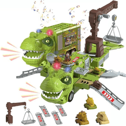 Zabawka Dino Truck Ekscytujące misje transportowe z funkcją przechowywania