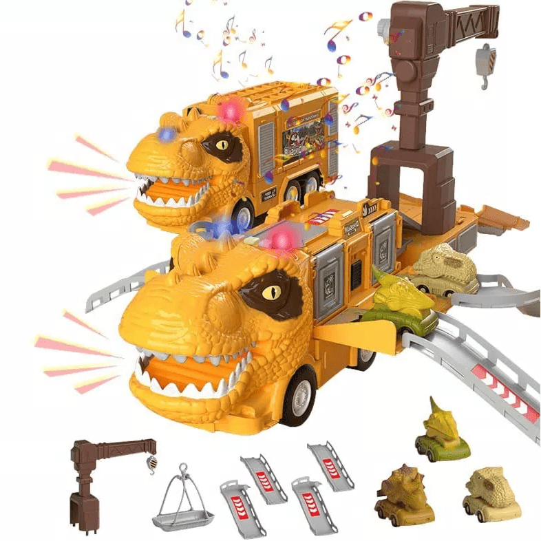 Zabawka Dino Truck Ekscytujące misje transportowe z funkcją przechowywania