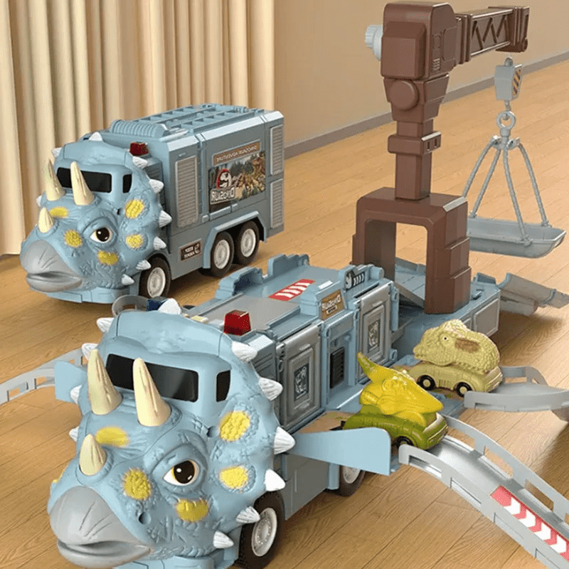 Zabawka Dino Truck Ekscytujące misje transportowe z funkcją przechowywania