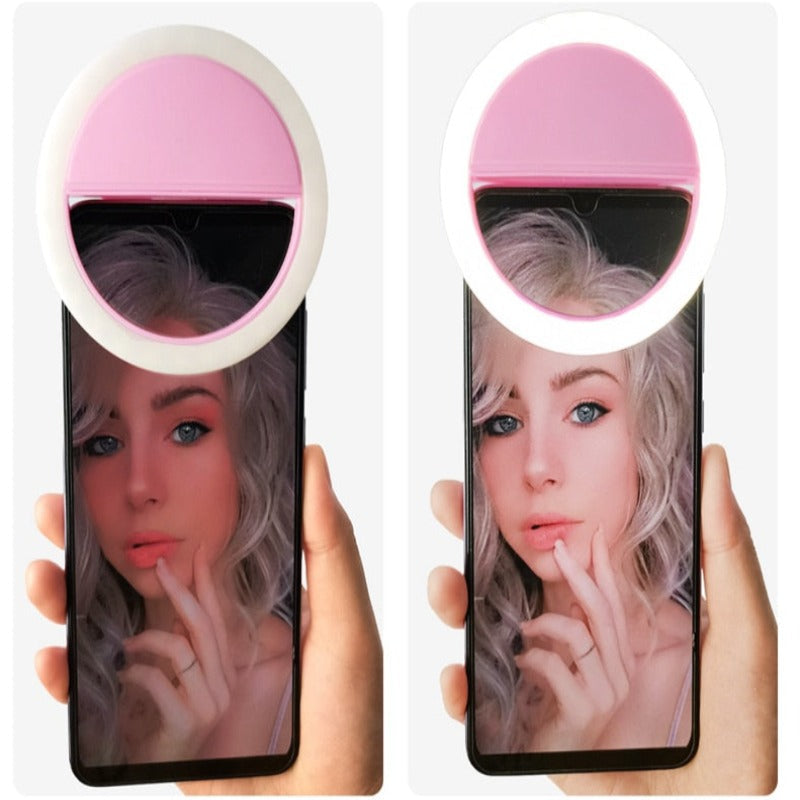 Selfie Ring z Wbudowanym Ładowaniem – Perfekcyjne Ujęcia