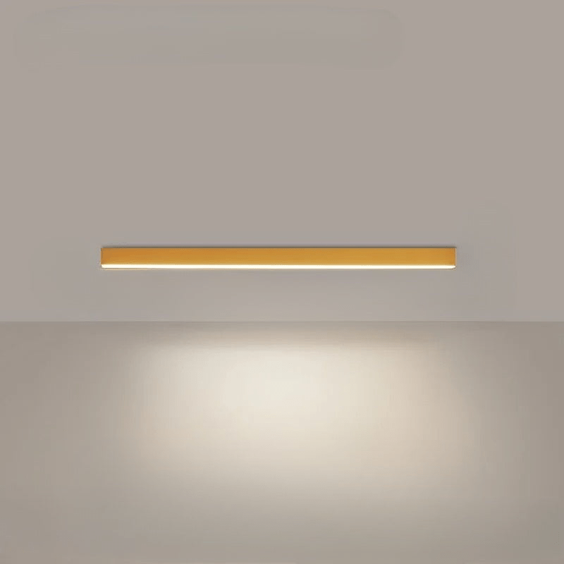Minimalistyczna lampa sufitowa z mocnym efektem