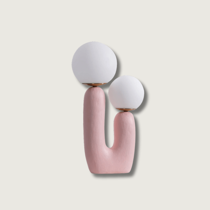 Lampa Stołowa w Współczesnym Stylu z Naturalnym Akcentem