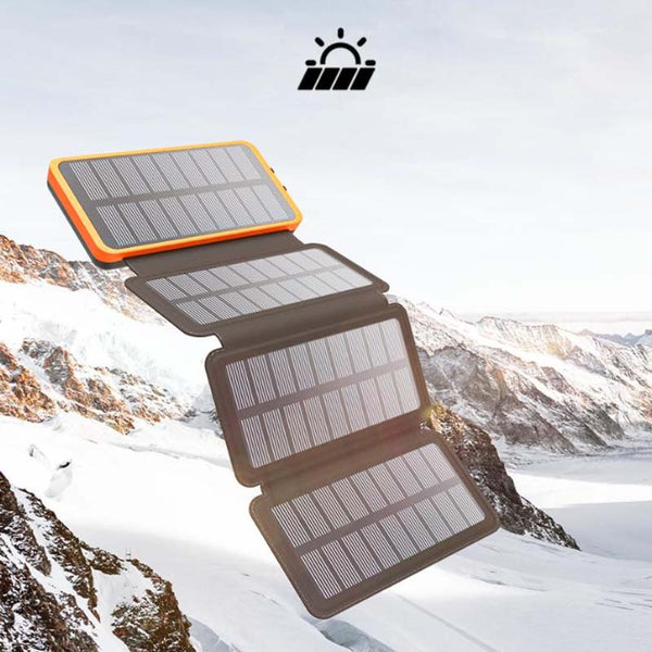 Składany Wodoodporny Powerbank Solarny