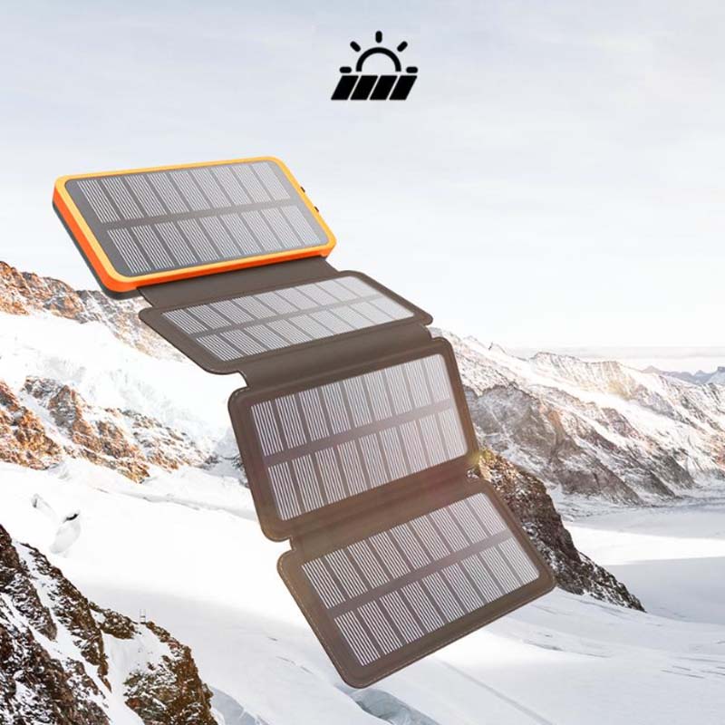 Składany Wodoodporny Powerbank Solarny