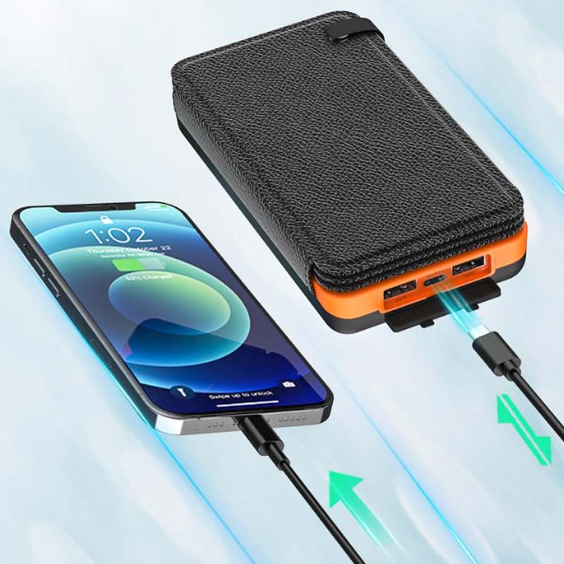 Składany Wodoodporny Powerbank Solarny