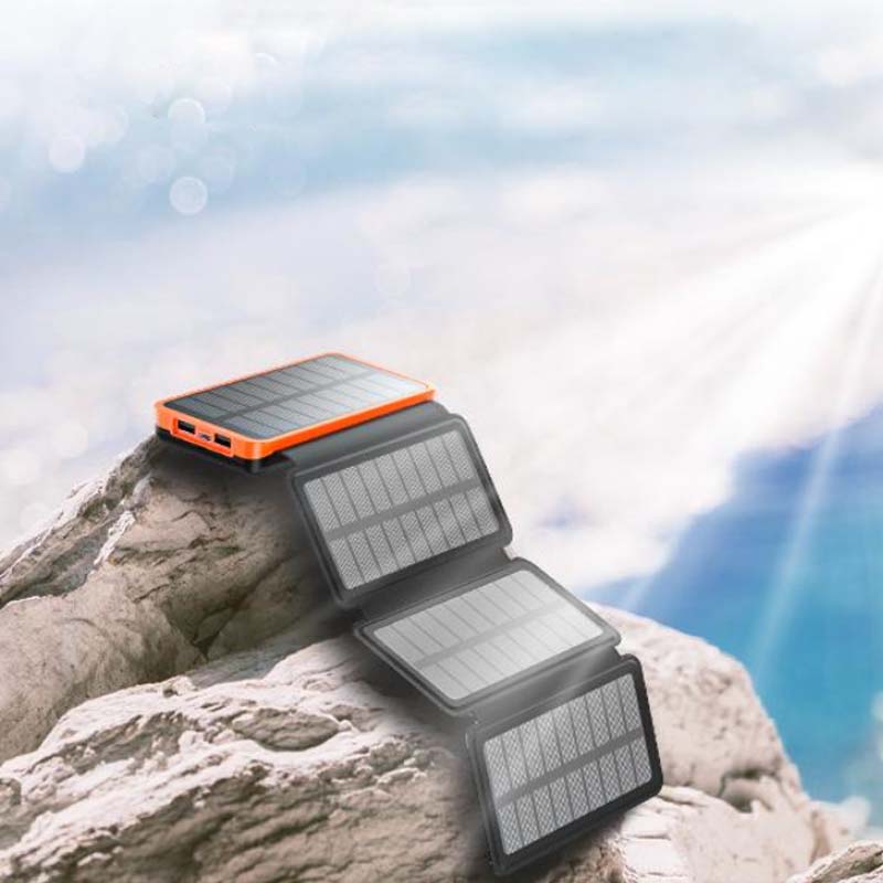 Składany Wodoodporny Powerbank Solarny
