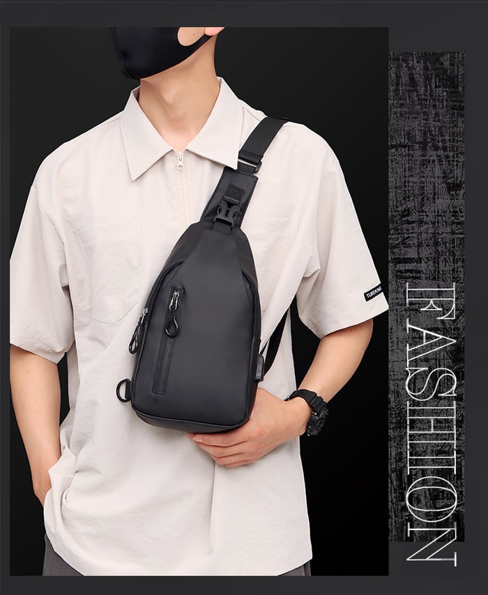 Funkcjonalna Torba Crossbody UrbanLite – Minimalizm i Wygoda na Co Dzień