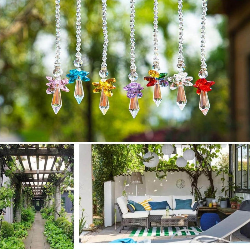 Figurka anioła z magicznym łapaczem promieni słonecznych