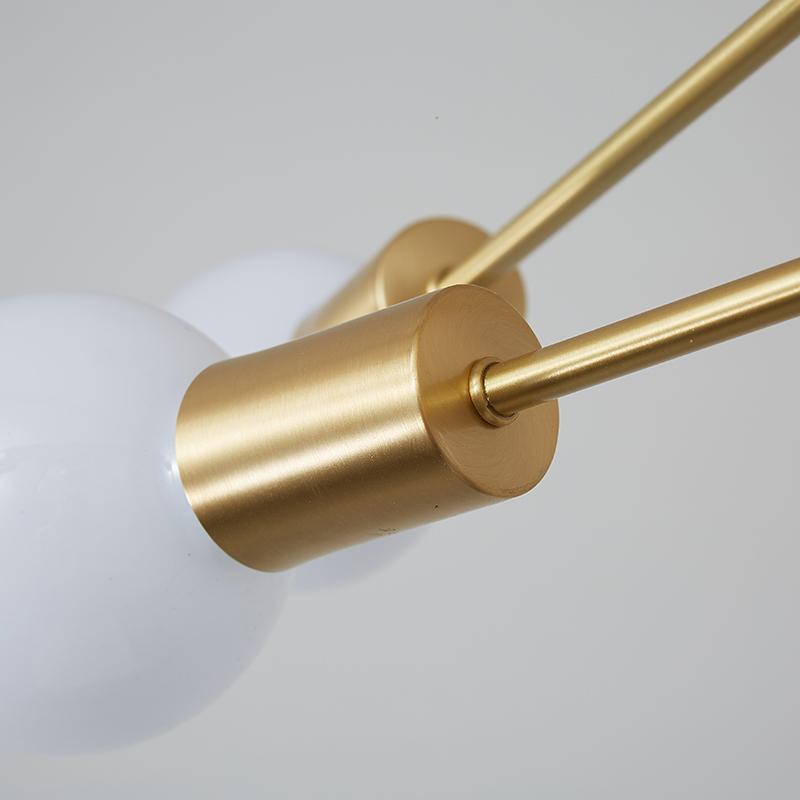 Sputnik Duży Żyrandol z 6 Punktami Świetlnymi