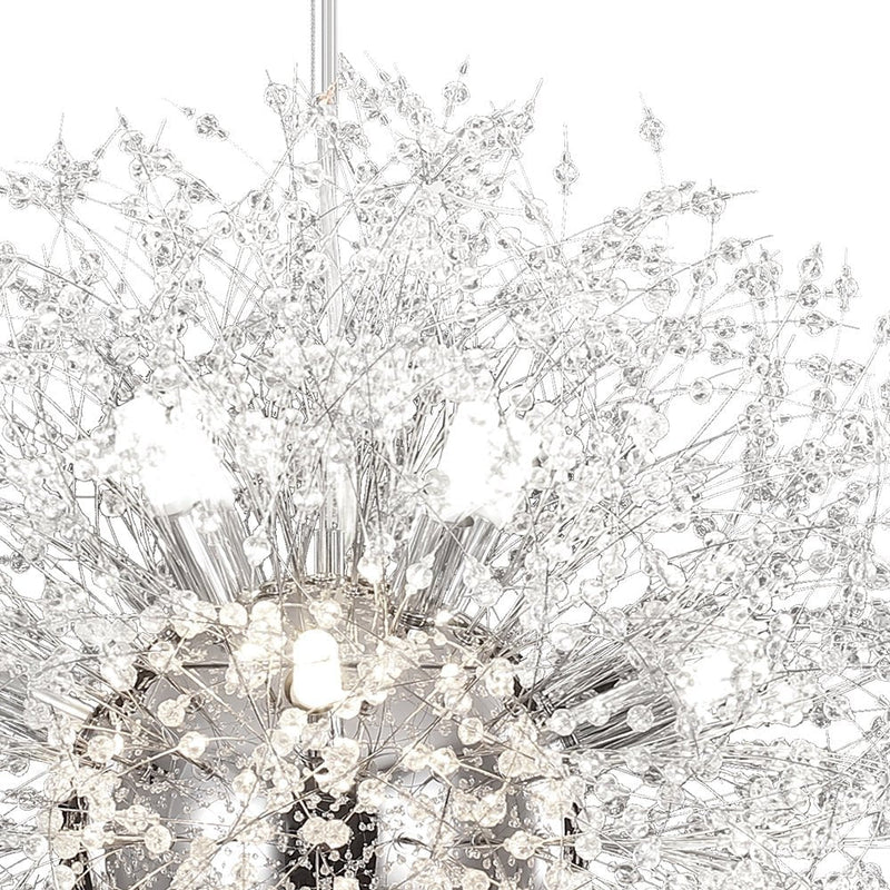 Luksusowy Żyrandol z 20 Światłami - Efekt Fajerwerku