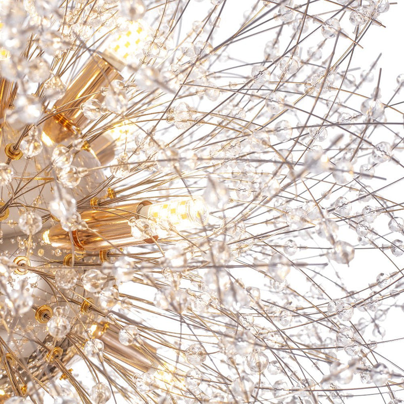 Luksusowy Żyrandol z 20 Światłami - Efekt Fajerwerku