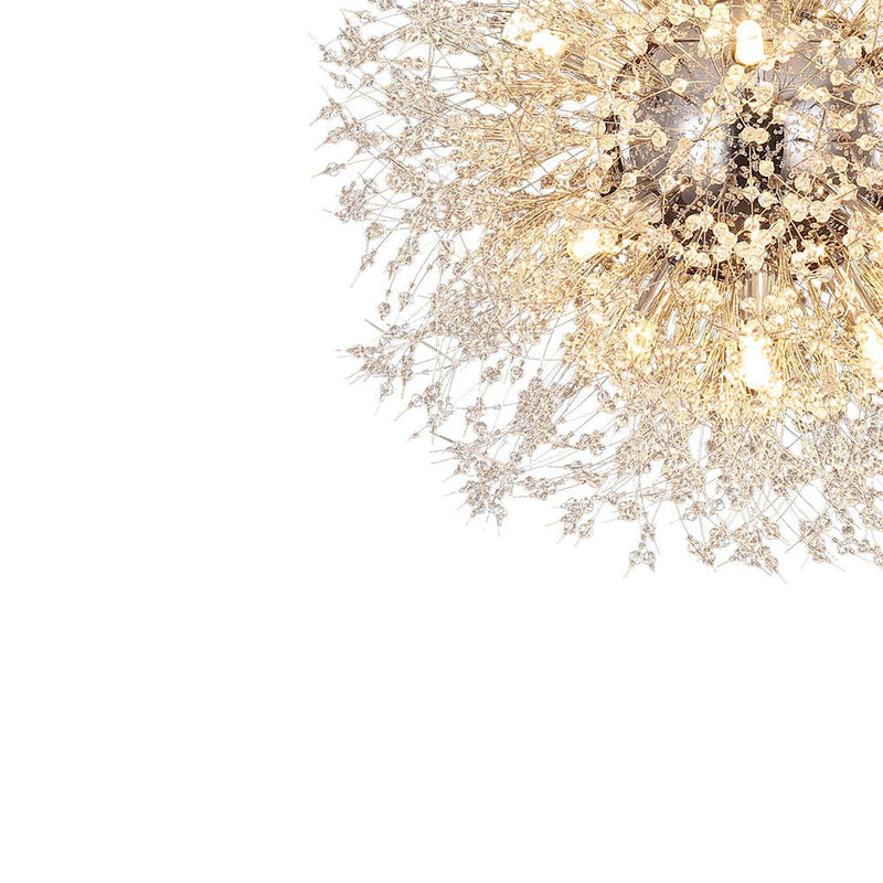 Luksusowy Żyrandol z 20 Światłami - Efekt Fajerwerku